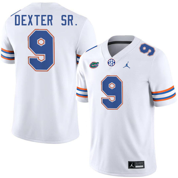 Gervon Dexter Sr. Florida Jersey,Florida Gators #9 Gervon Dexter Sr. Jersey Youth Uniforms-White